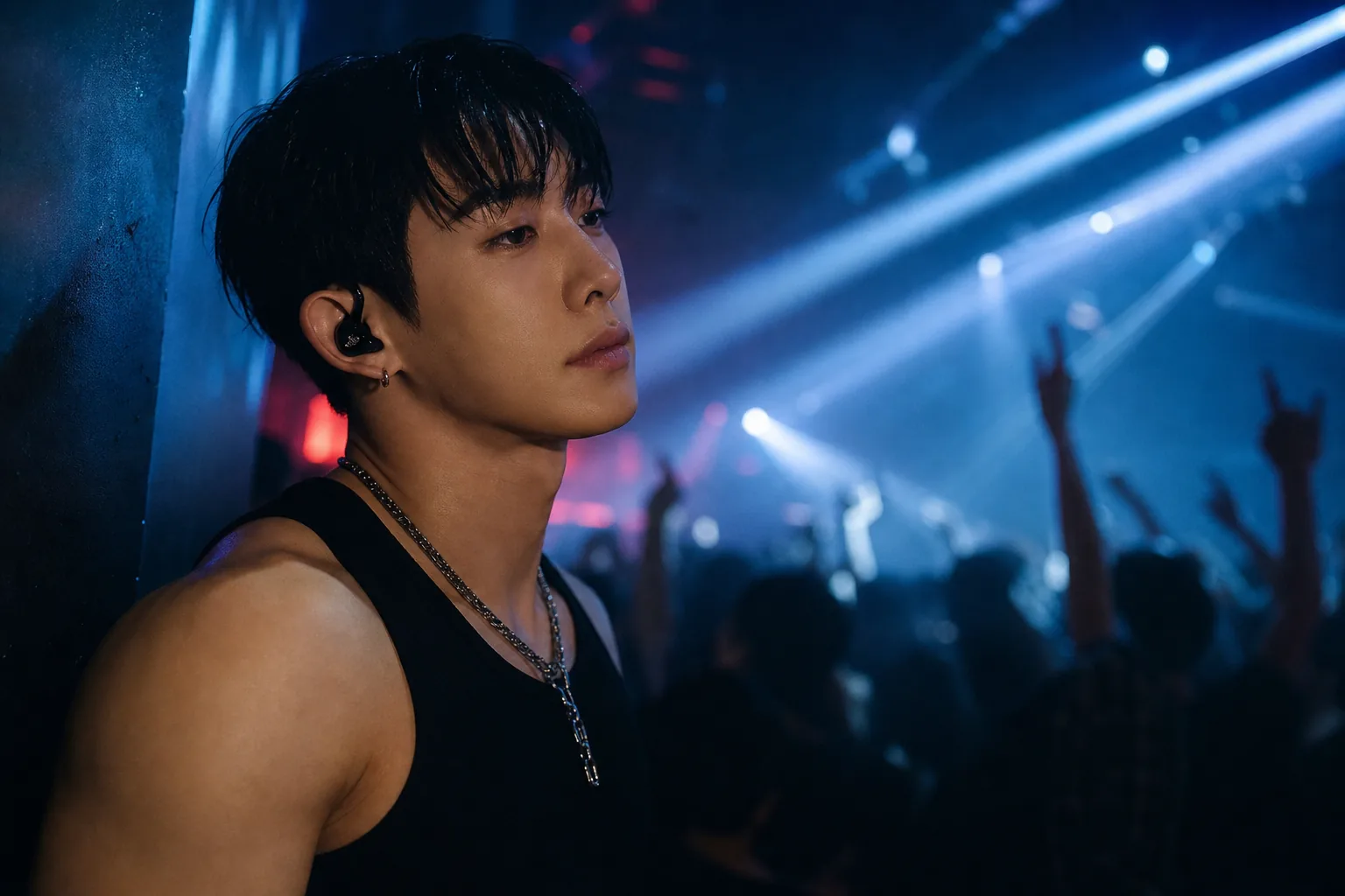 AI editorial image symbolizing vulnerability and protective layers in Wonho CORE