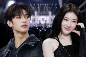 K-pop event crowd watching a viral idol moment