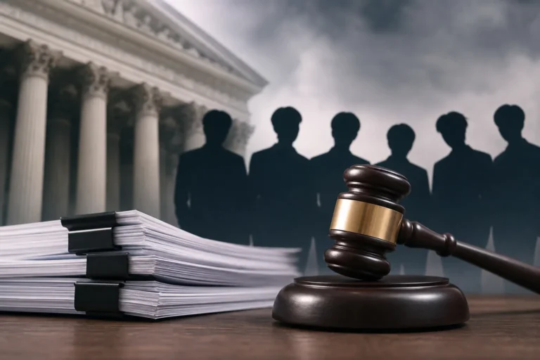 Court documents representing THE BOYZ legal dispute and provisional asset freeze