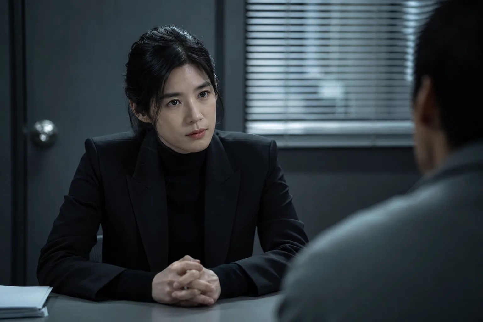 Korean drama detectives confront a dangerous villain in a suspenseful investigation