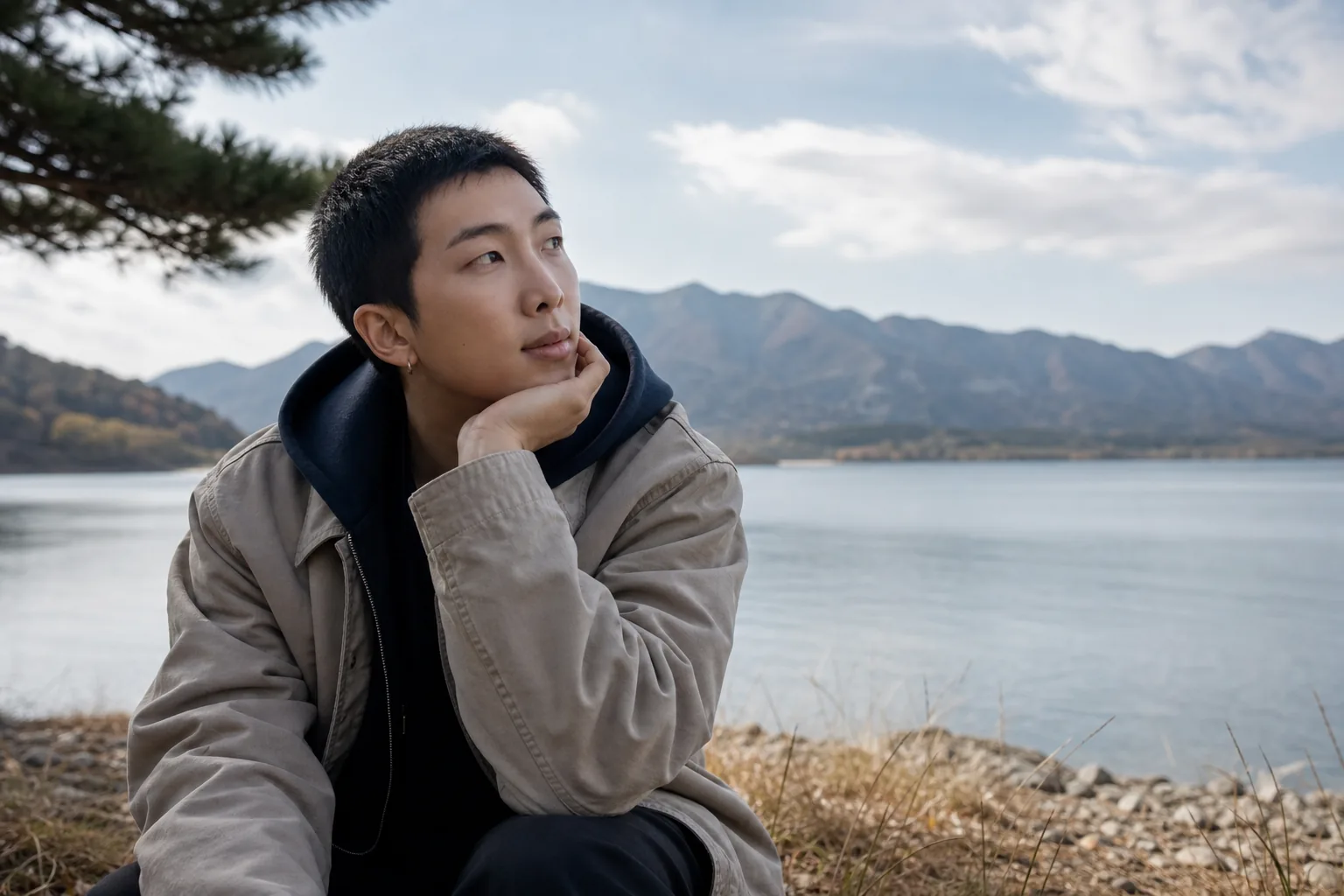 K-pop artist reflecting on creativity and pressure