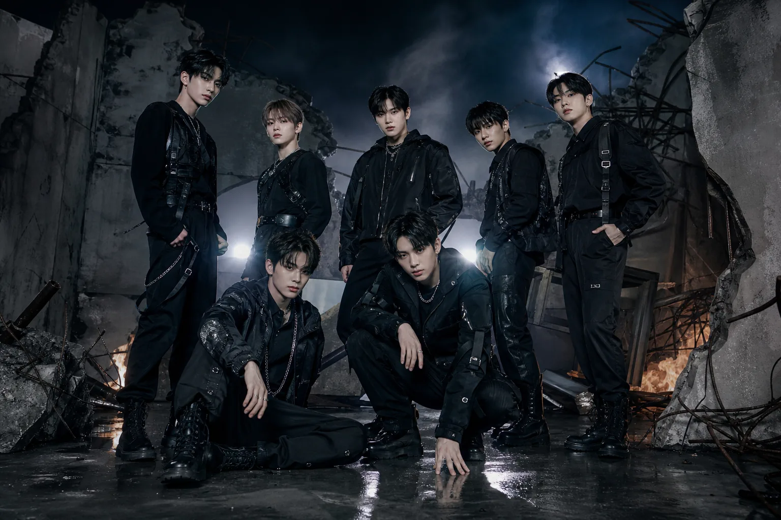 K-pop group comeback teaser rollout for ALPHA DRIVE ONE second mini album