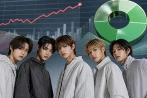 CORTIS REDRED chart success and GREENGREEN album sales milestone