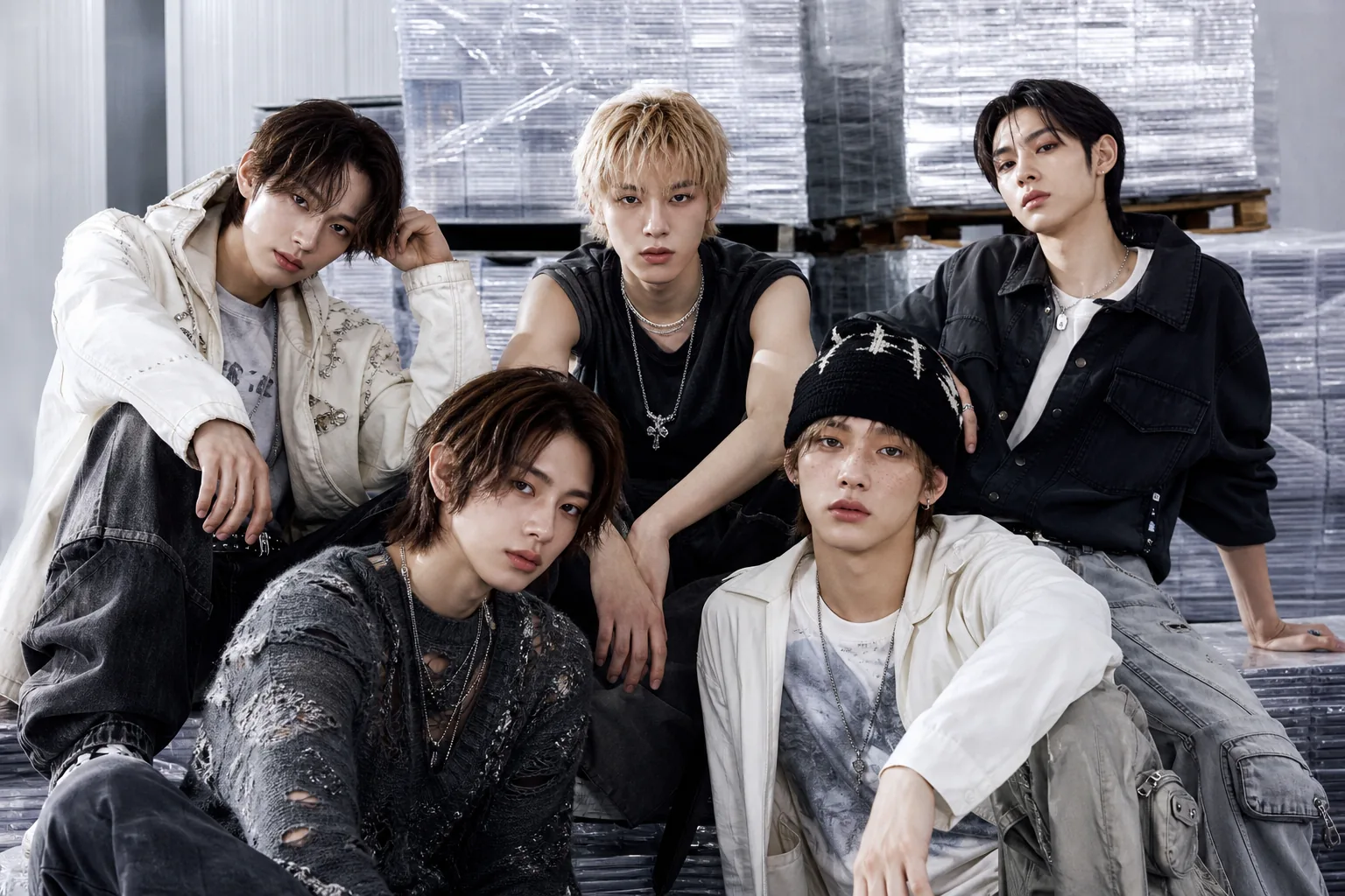 K-pop album sales milestone with concert stage and tour planning imagery