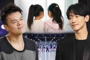 J.Y. Park future girl group discussion involving his daughters and Rain's family