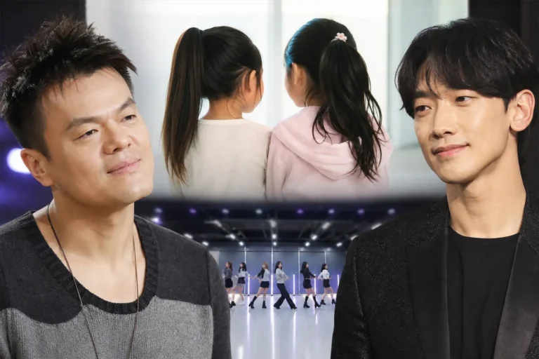 J.Y. Park future girl group discussion involving his daughters and Rain's family