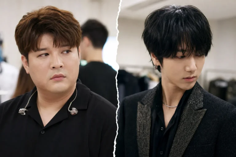 Super Junior Shindong Yesung backstage story editorial image