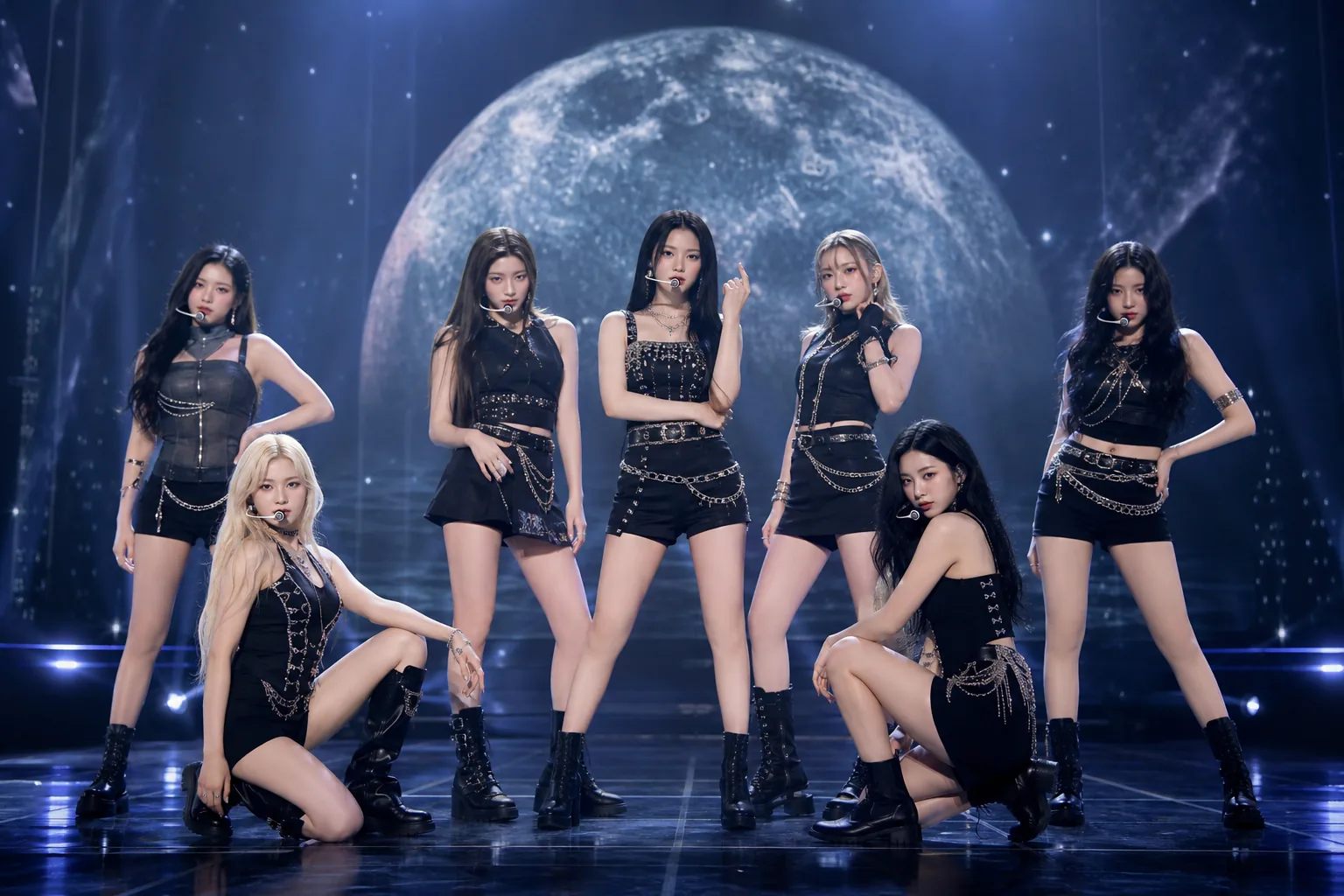 K-pop group music video teaser planning for BABYMONSTER MOON release