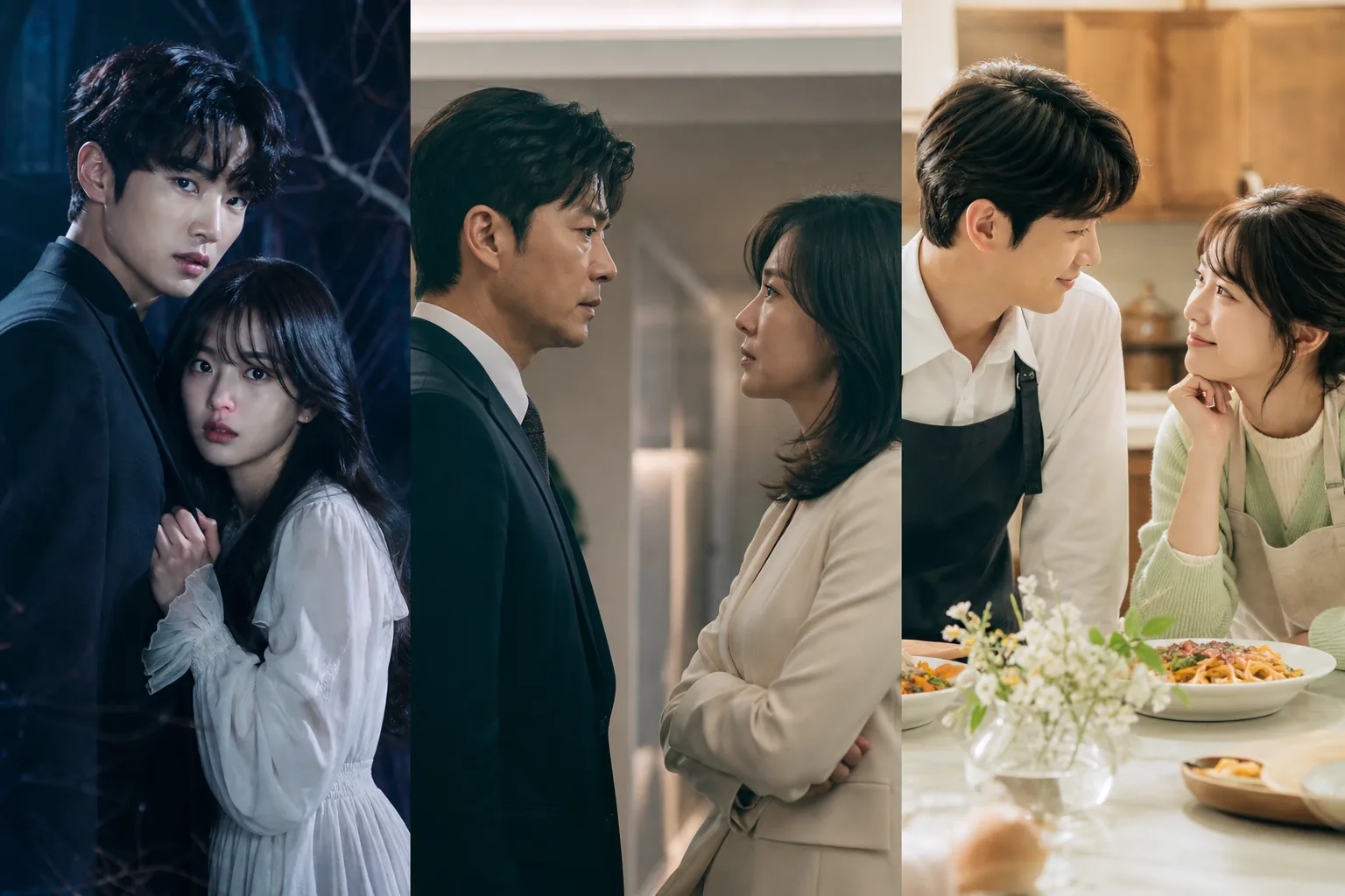 Korean television viewer watching weekend drama ratings climb
