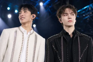 SEVENTEEN DK and Vernon military service announcement editorial image