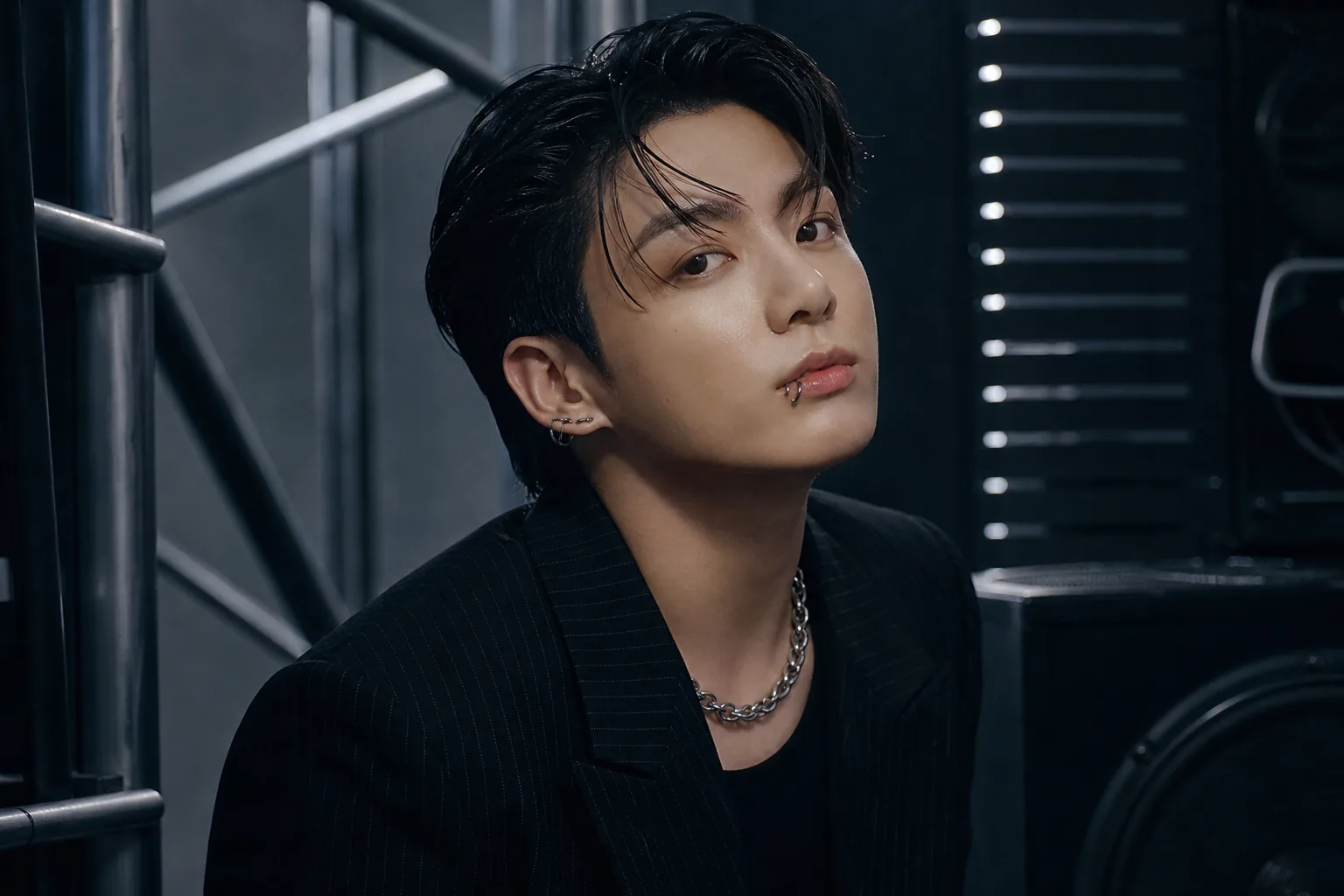 Global K-pop audience listening to Jungkook solo music on streaming platforms