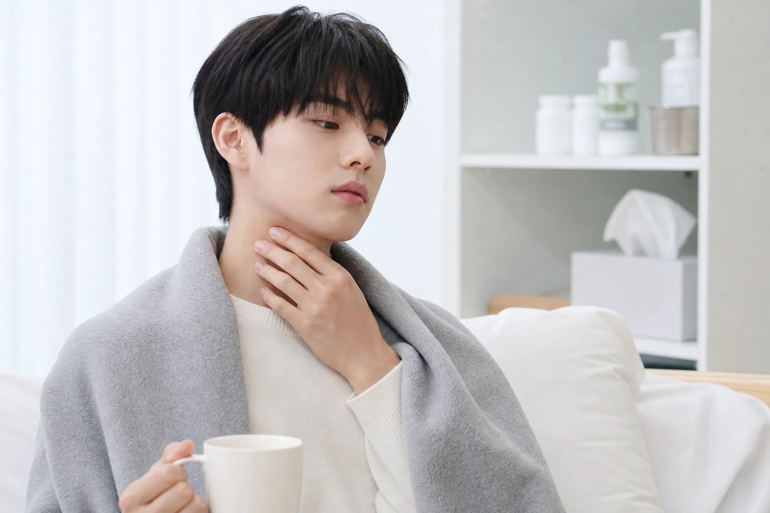 K-pop idol resting voice before album promotions
