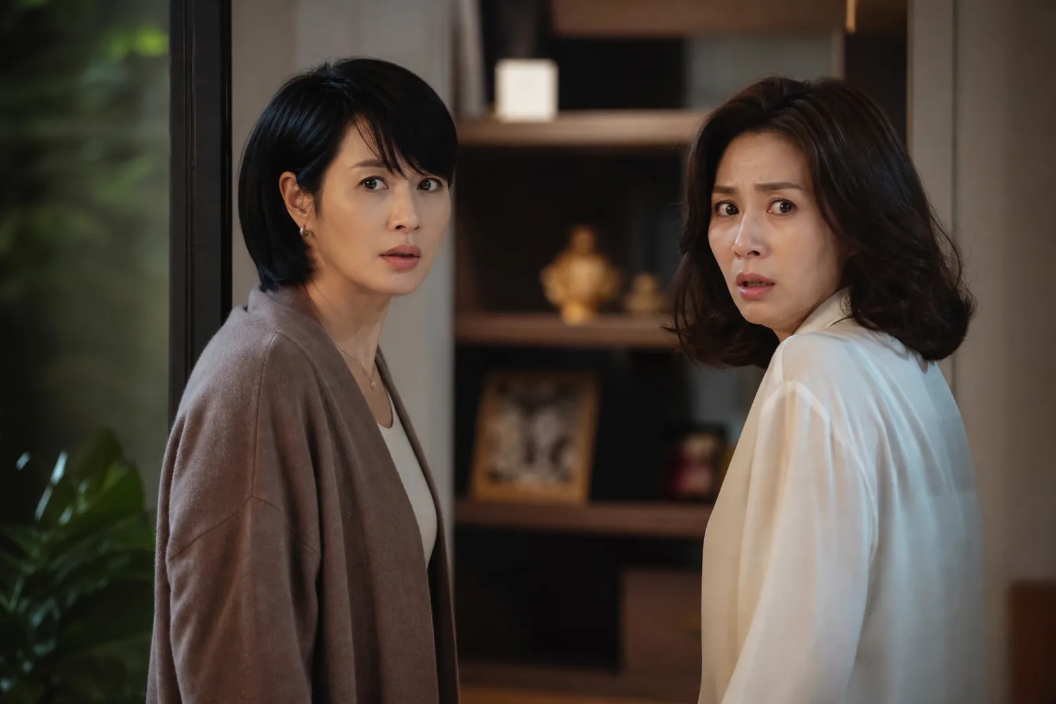 Korean drama teaser showing hidden secrets and family tension