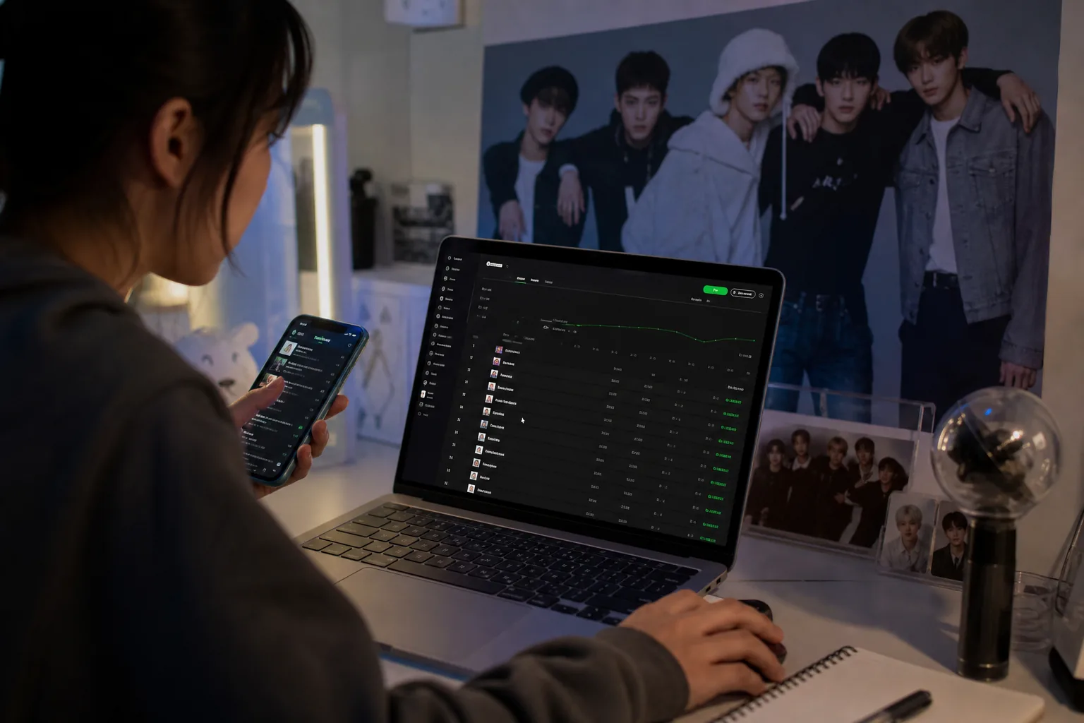 Fans streaming K-pop music as debate grows over Melon chart influence