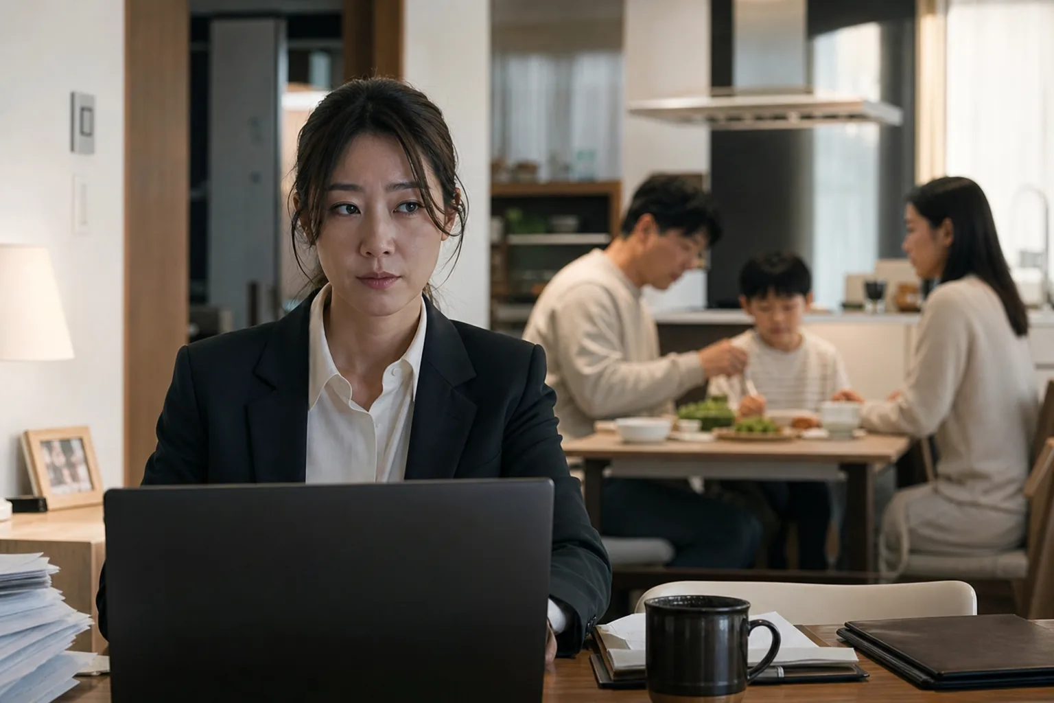 Working mother secret assassin concept in Korean action drama