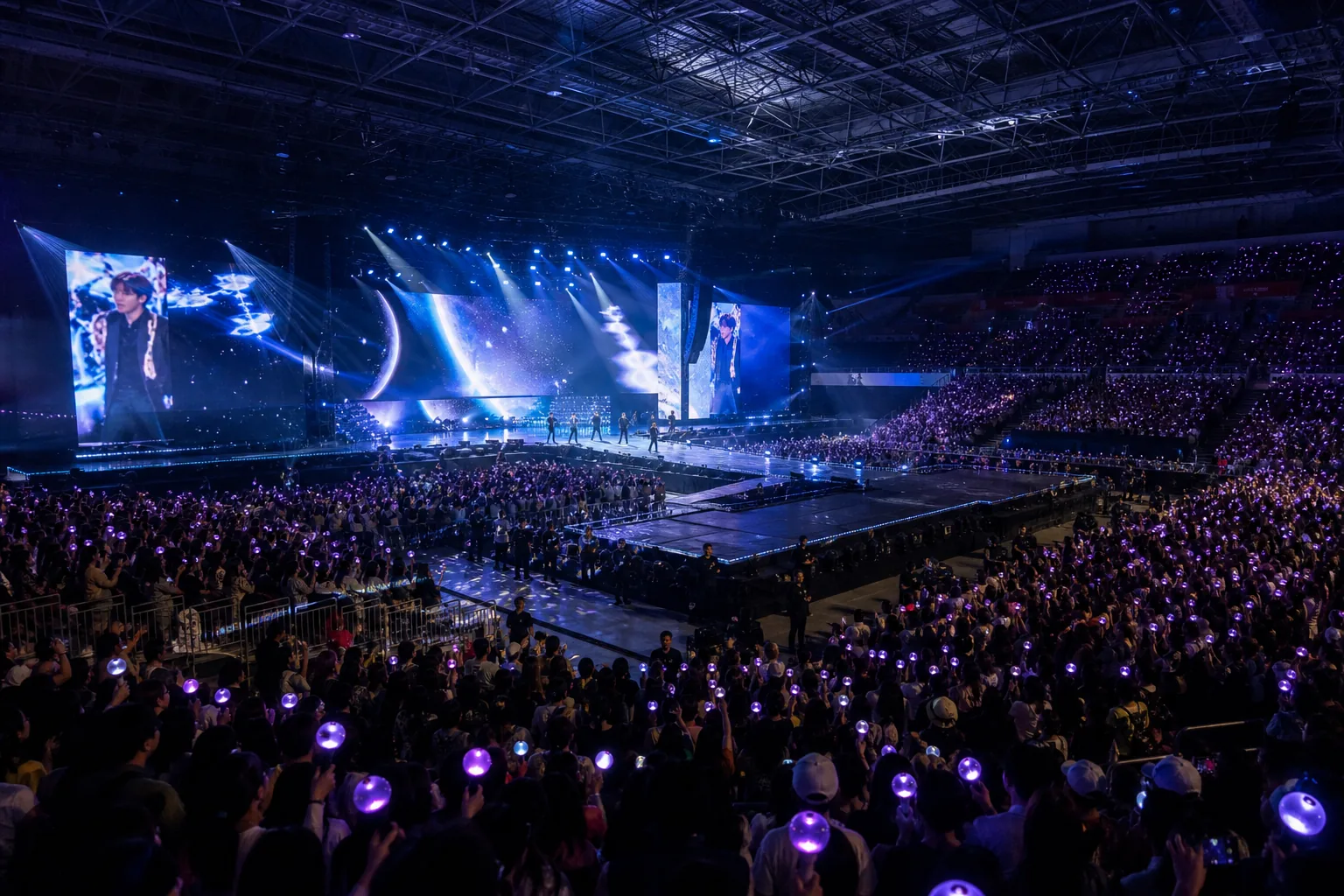 K-culture exhibition hall and concert venue showing Fanomenon’s festival scale