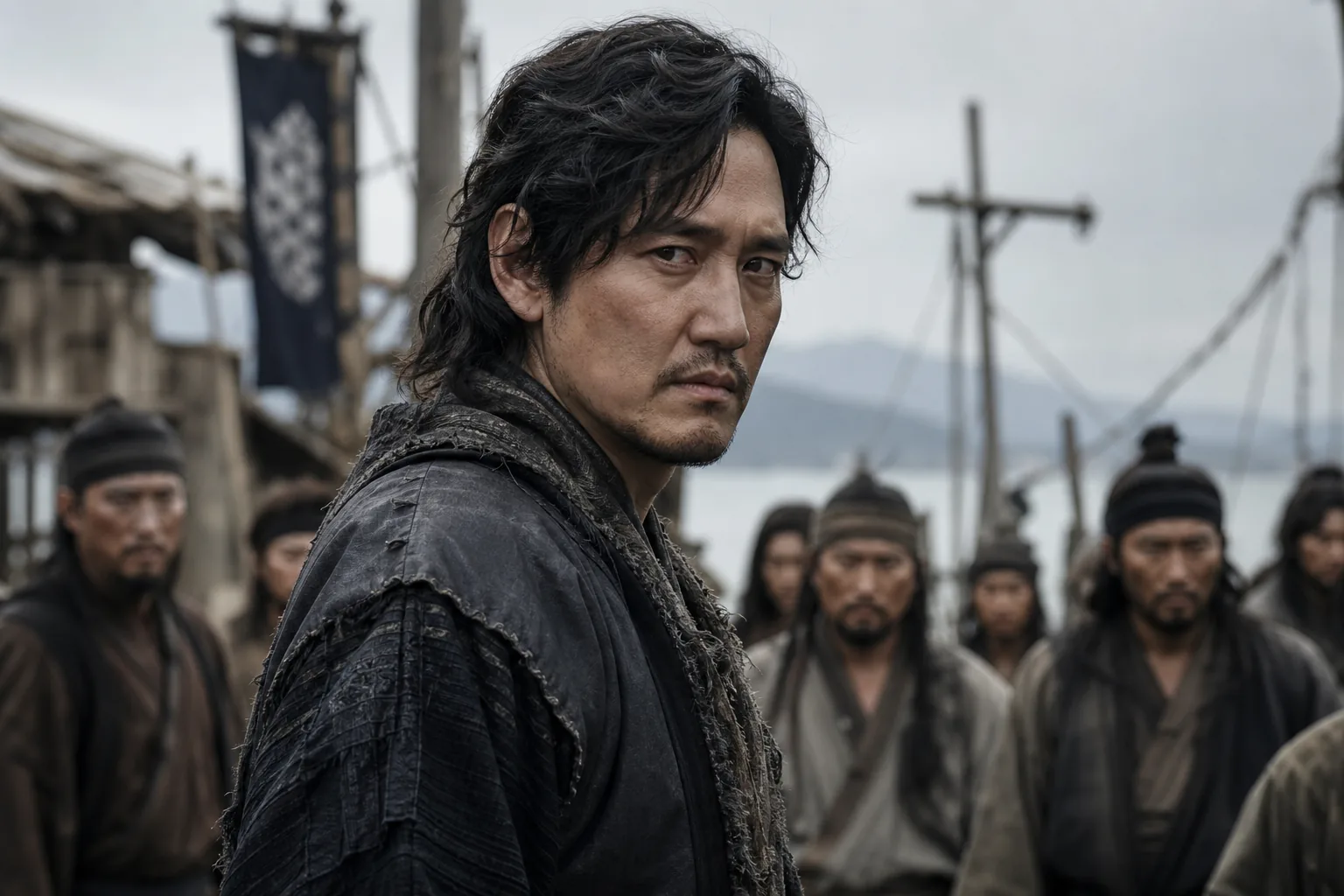 Joseon warriors preparing for a sea expedition in Nambeol