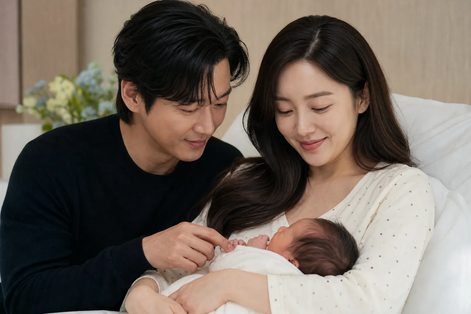 Nam Goong Min's acting career continues as he welcomes a son with Jin Ah Reum