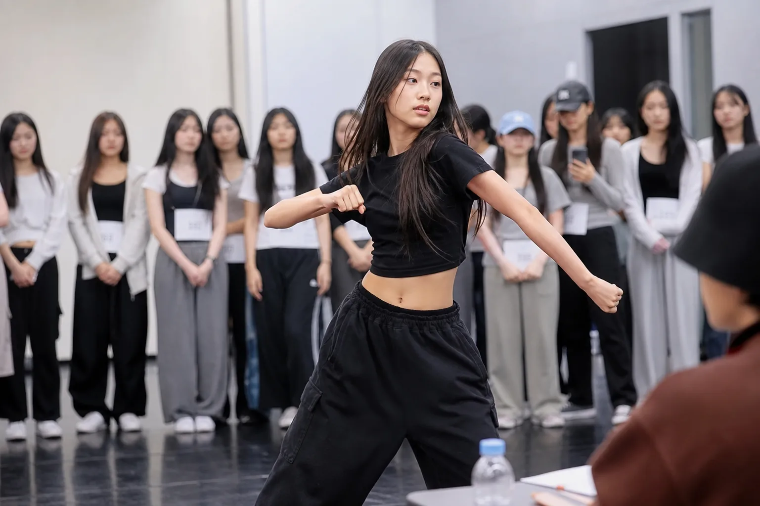 Dance academy practice room showing the preparation behind a future idol dream