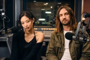Editorial image representing Jennie and Tame Impala's Dracula reaching a new Billboard radio peak