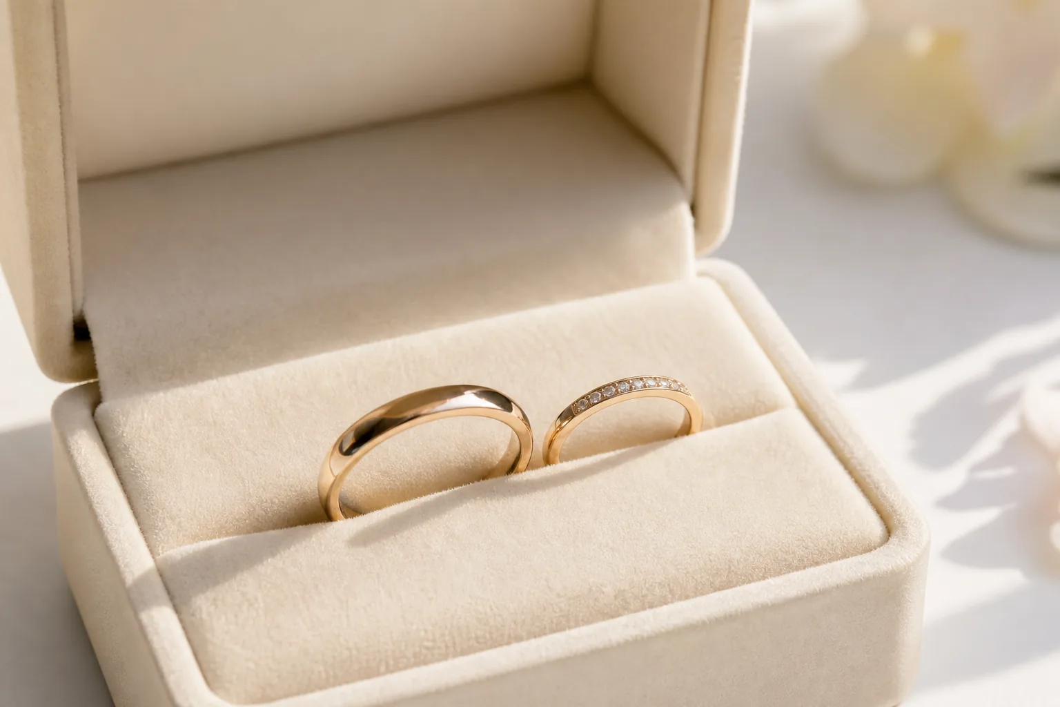 Theater stage and wedding details representing Jung Pyeong and Moon Geun Young