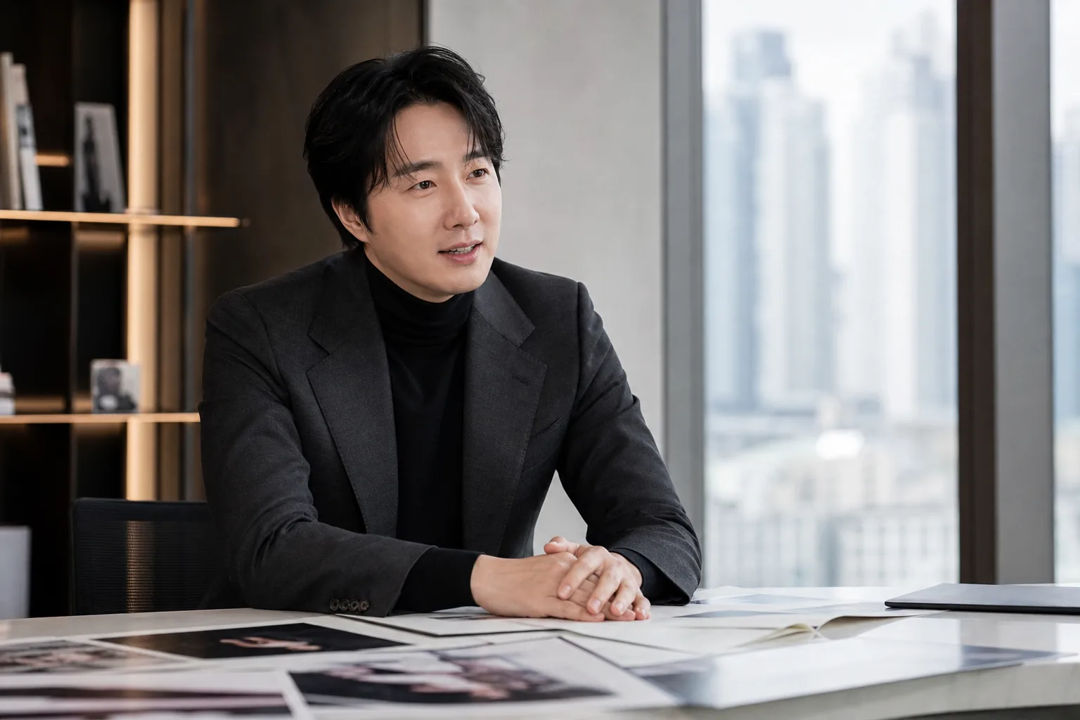 Korean actor entering a global entertainment management partnership