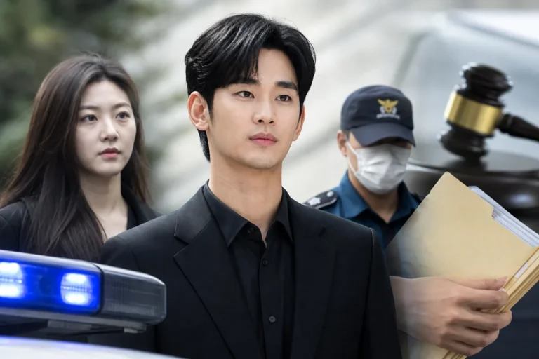 Kim Soo Hyun legal case police decision editorial image