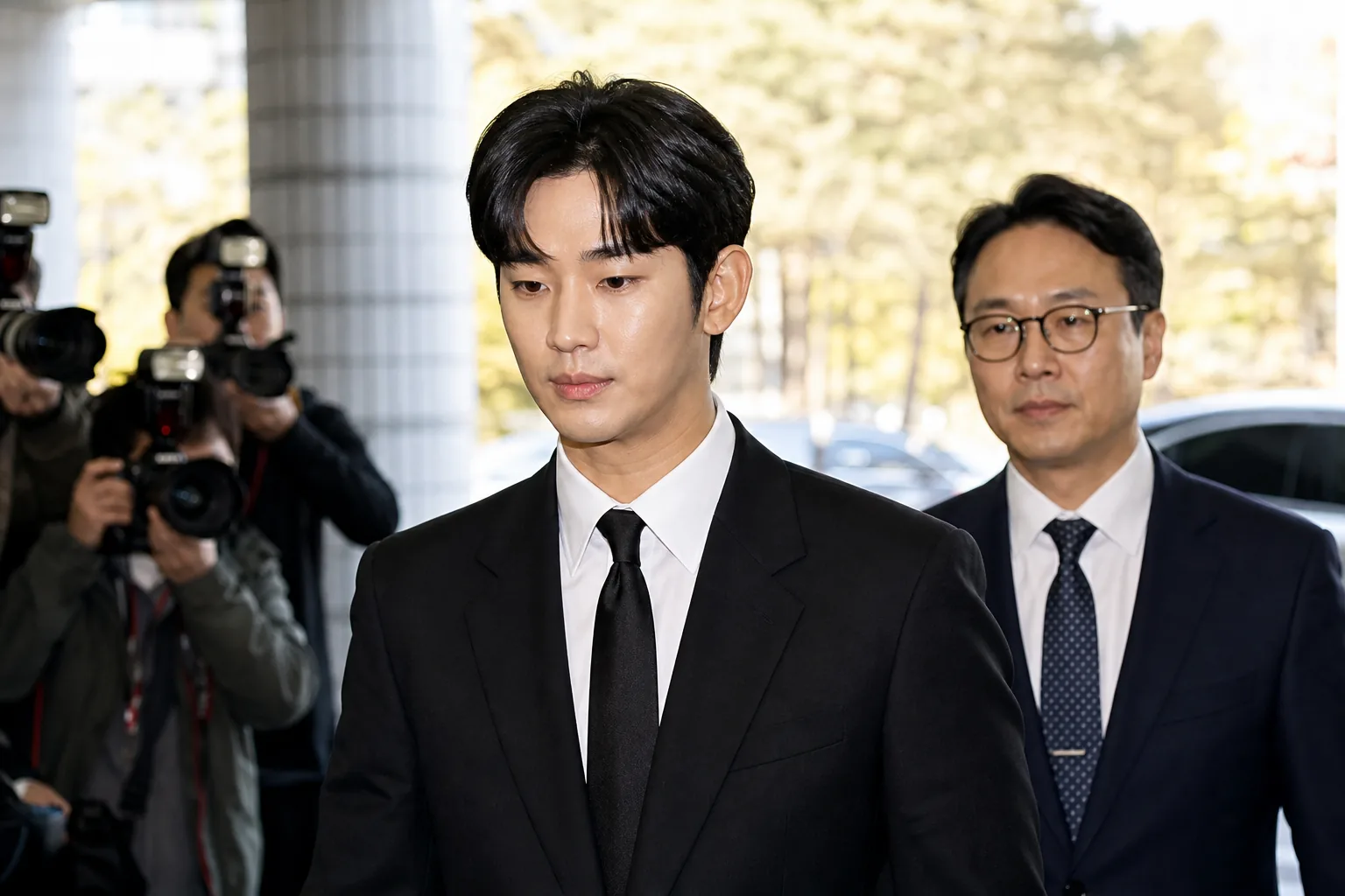 Kim Soo Hyun and Kim Sae Ron case timeline editorial image