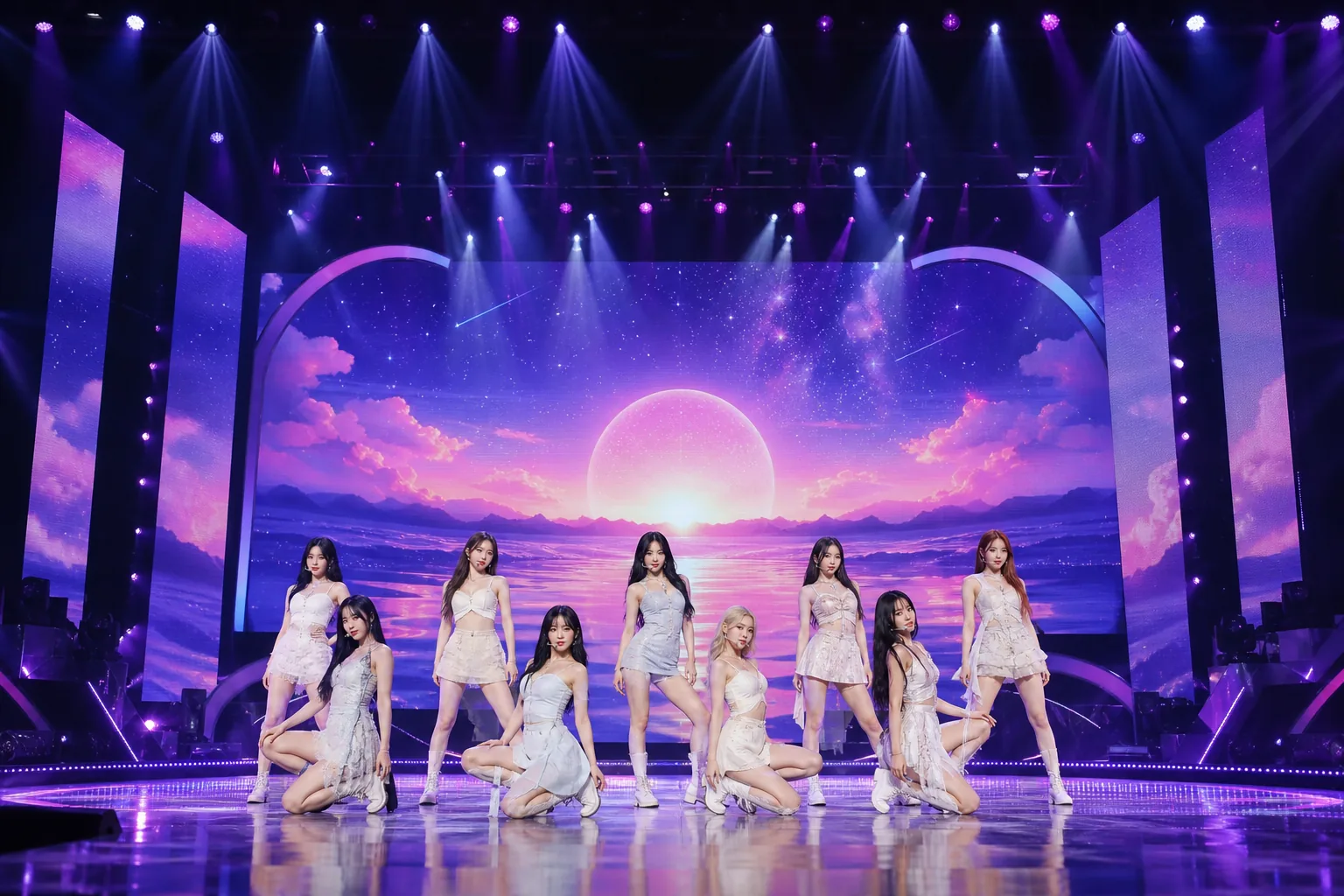 fromis_9 TOMORROW GLOW Seoul concert kickoff editorial image