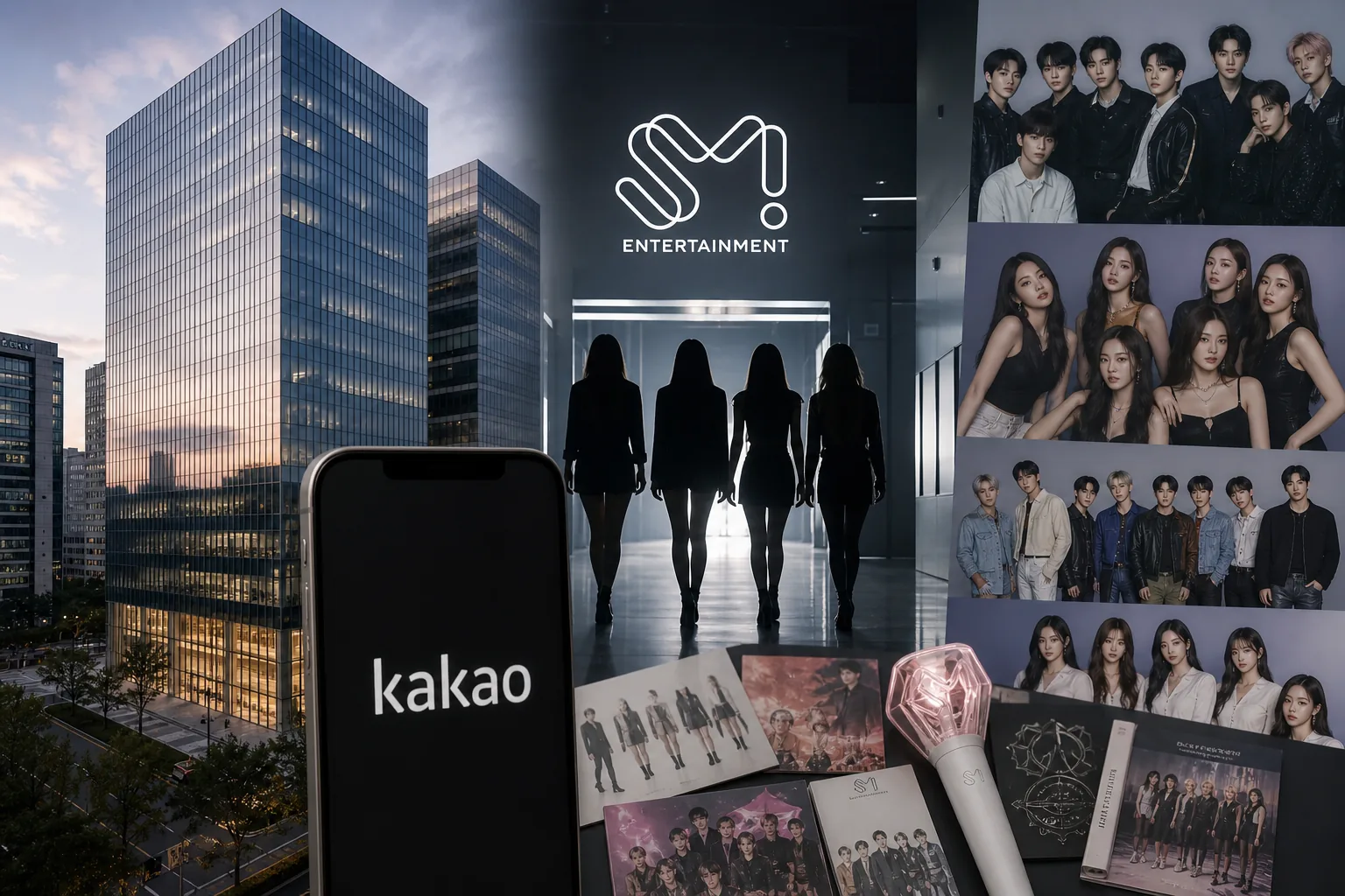 SM Entertainment growth influencing Kakao entertainment revenue rankings