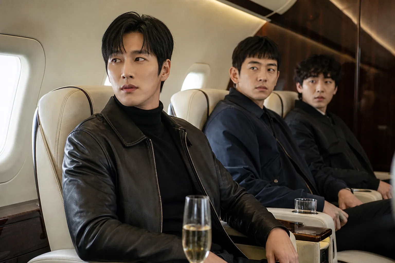 Flex x Cop 2 private jet overseas investigation scene concept