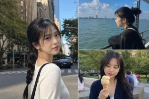 IVE Ahn Yujin U.S. tour update inspired editorial image