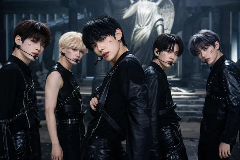 TXT Good Boy Gone Bad music video milestone editorial image