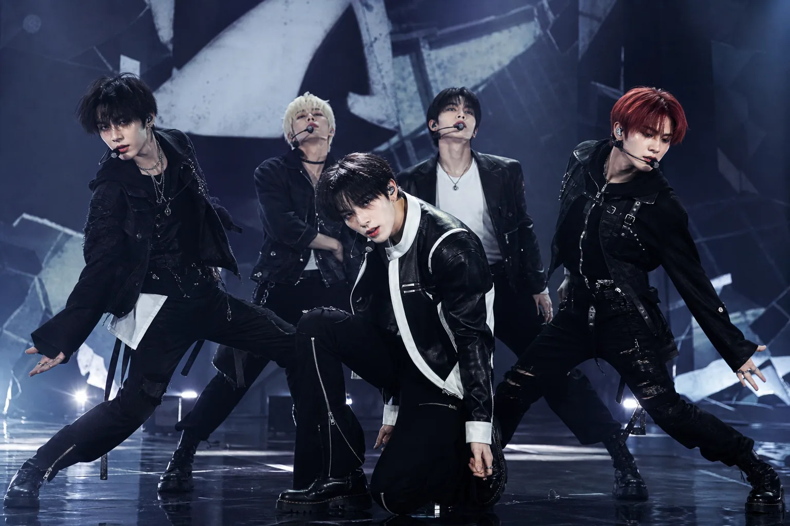 TXT 100 million views milestone visual for Good Boy Gone Bad