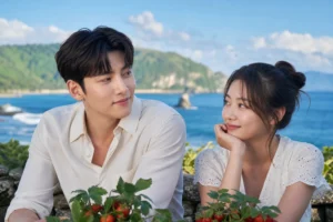 Ji Chang Wook and Imada Mio Korean Japanese romantic comedy Merry Berry Love island setting