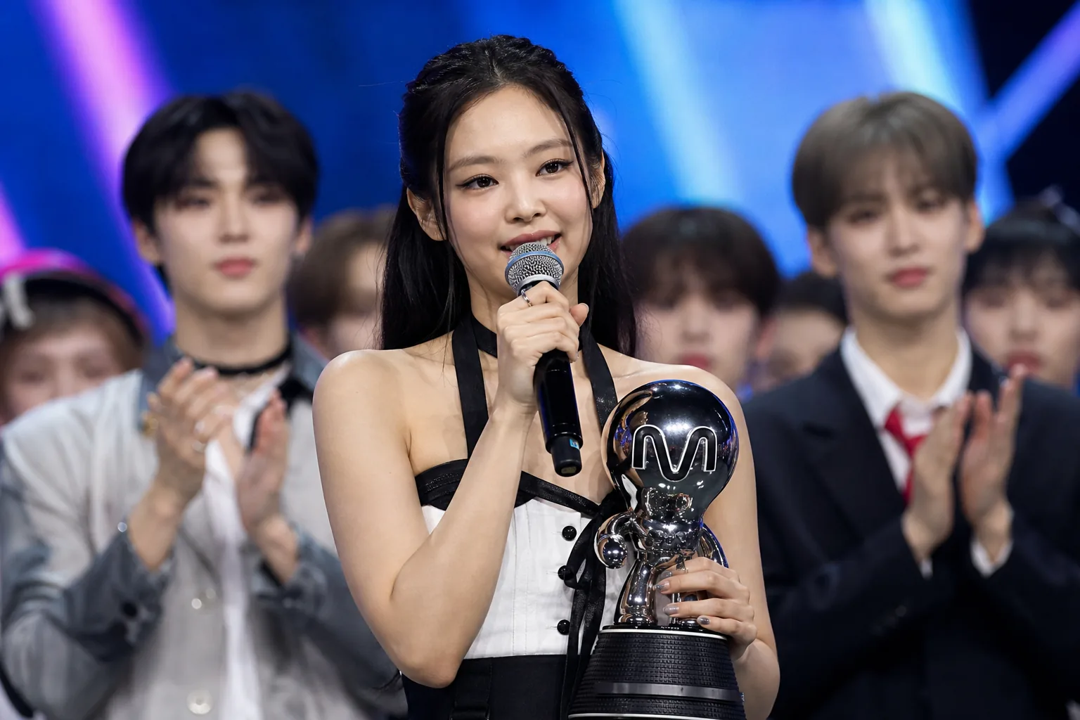 K-pop comeback stage lineup with Jennie fromis_9 KARD and Young K context