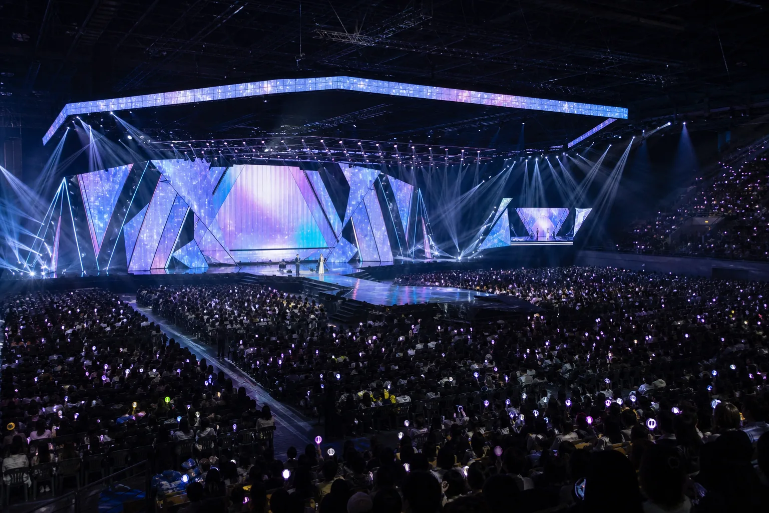 Global K-pop fans and chart data concept for SPOTV K-Pop Awards