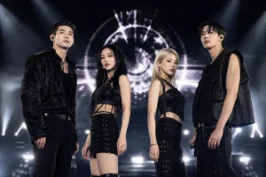 Editorial image representing KARD’s final album era and upcoming world tour