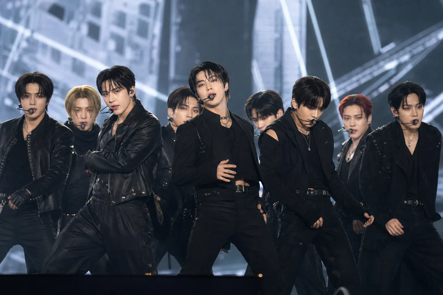 Editorial concert scene representing ATEEZ’s BAD Japanese version release