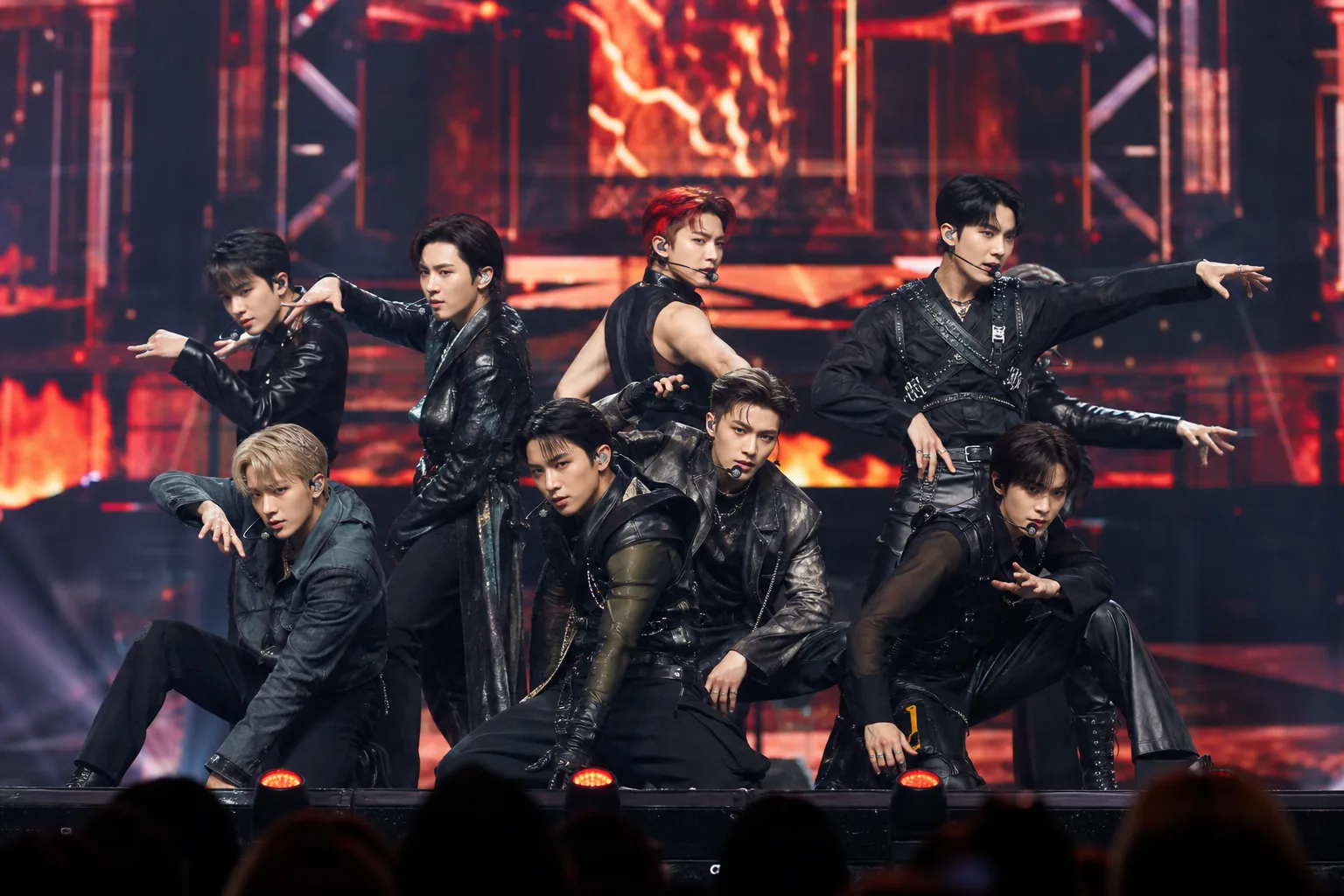 Editorial crowd scene representing the international reach of ATEEZ’s music campaign