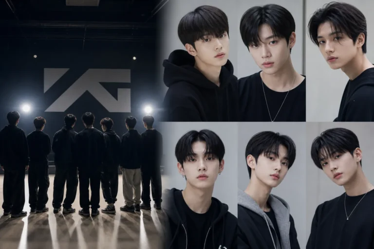Editorial image representing a K-pop trainee ahead of a boy group debut