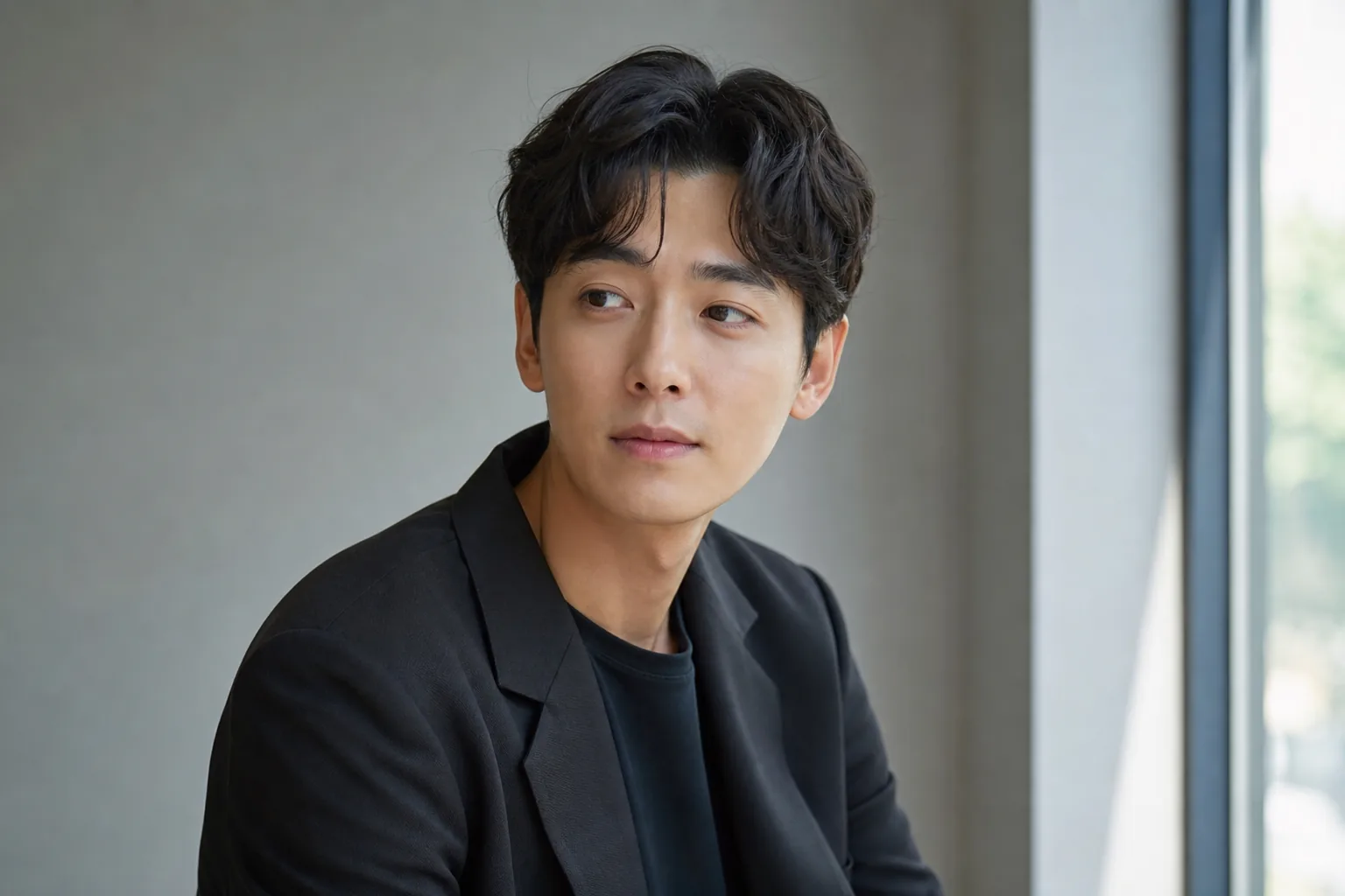 Editorial visualization of Korean actor visibility across drama promotions and media coverage