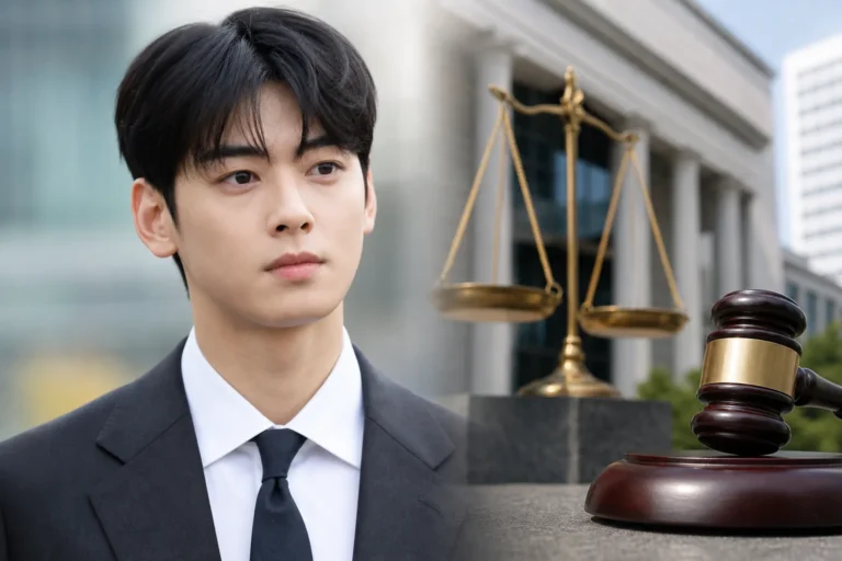Editorial image representing Cha Eun Woo's tax adjudication process