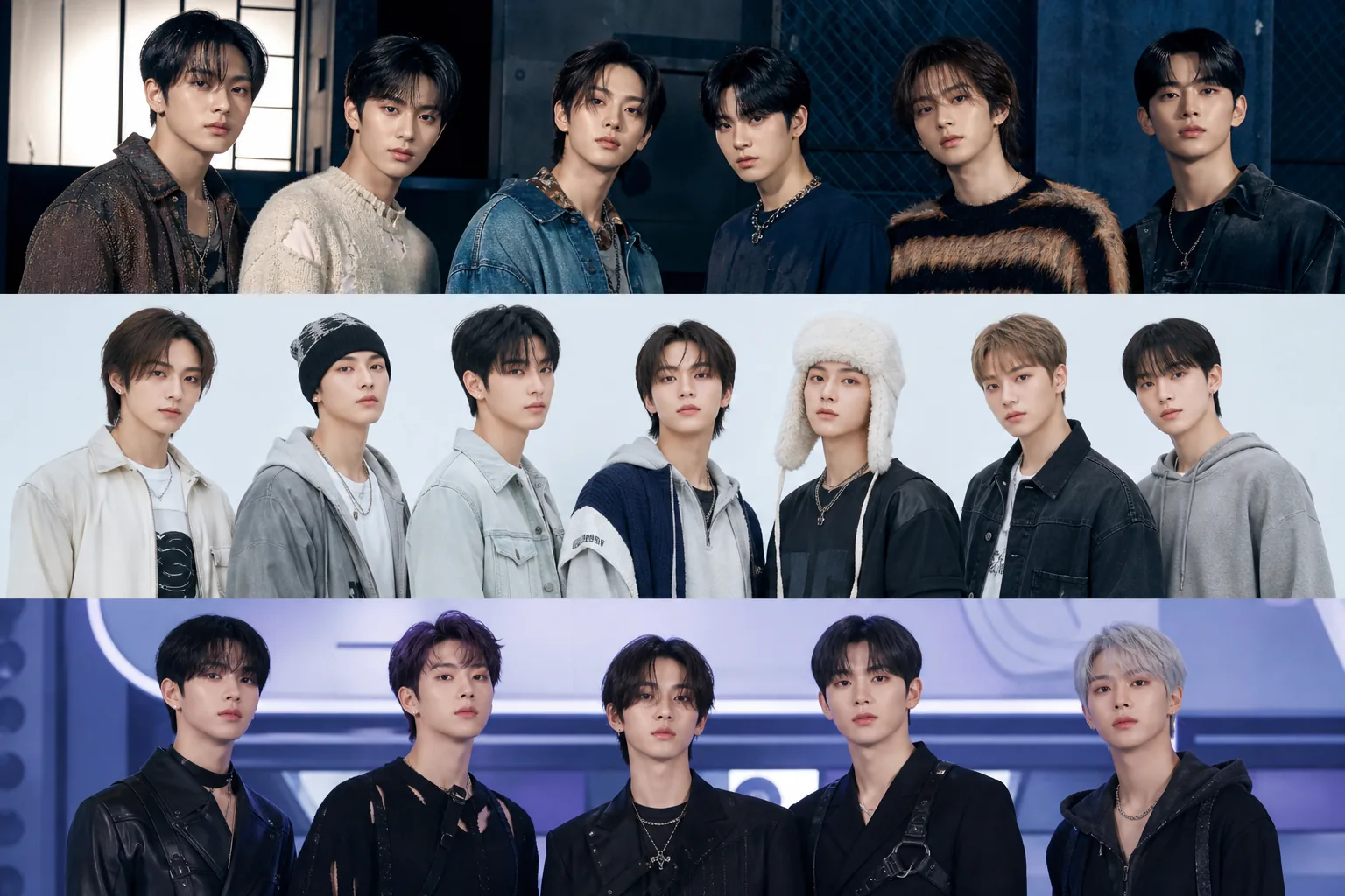Modern music retail display symbolizing K-pop artists receiving gold certifications