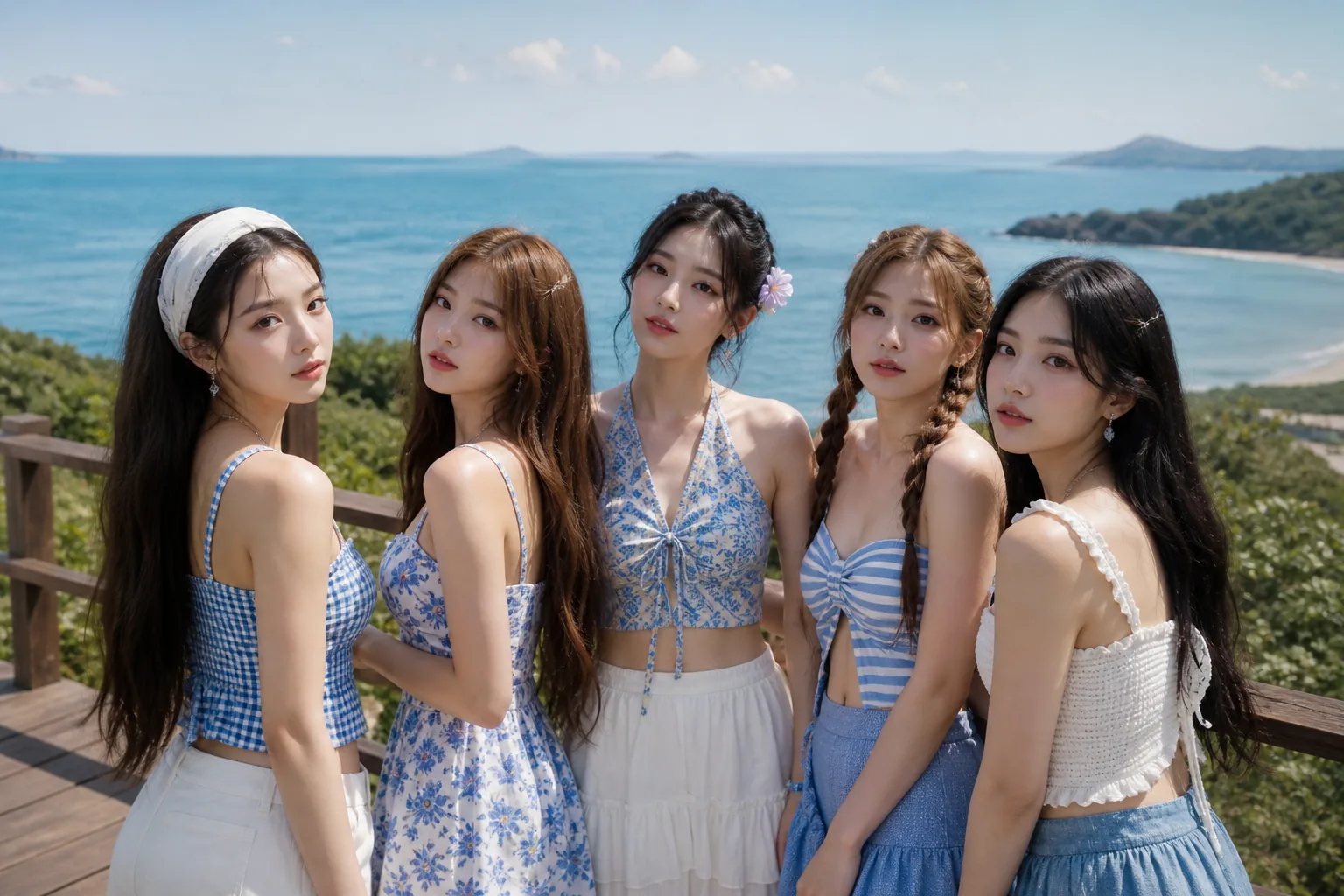 Dreamy summer music visual inspired by Red Velvet’s Surfin’ Boy