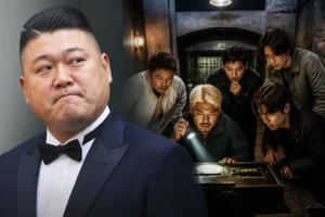 Editorial image representing a Korean escape-room adventure variety show cast transition