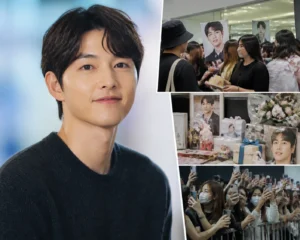 Editorial image representing Song Joong Ki's fan-support update
