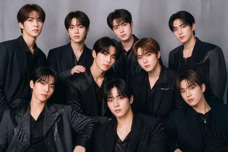 Editorial image representing THE BOYZ's nine-member group continuation