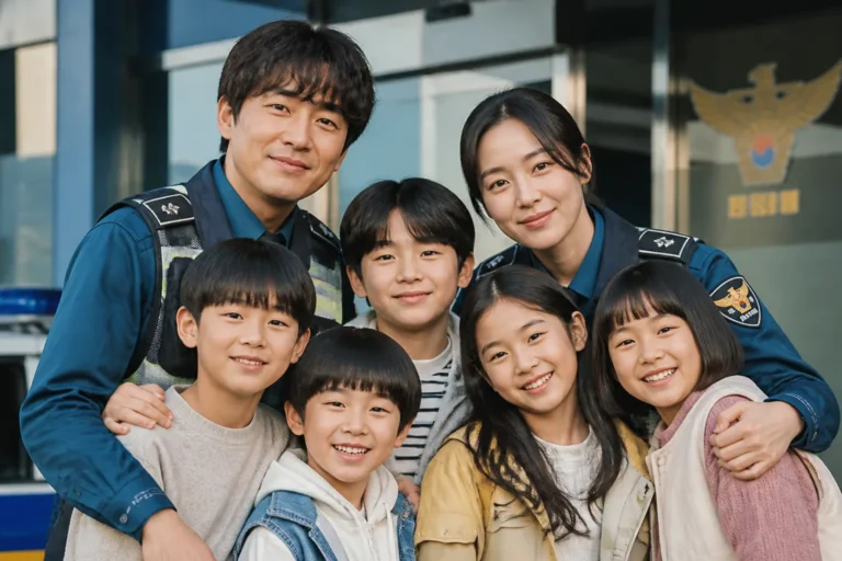 Editorial image representing a Korean police family comedy film