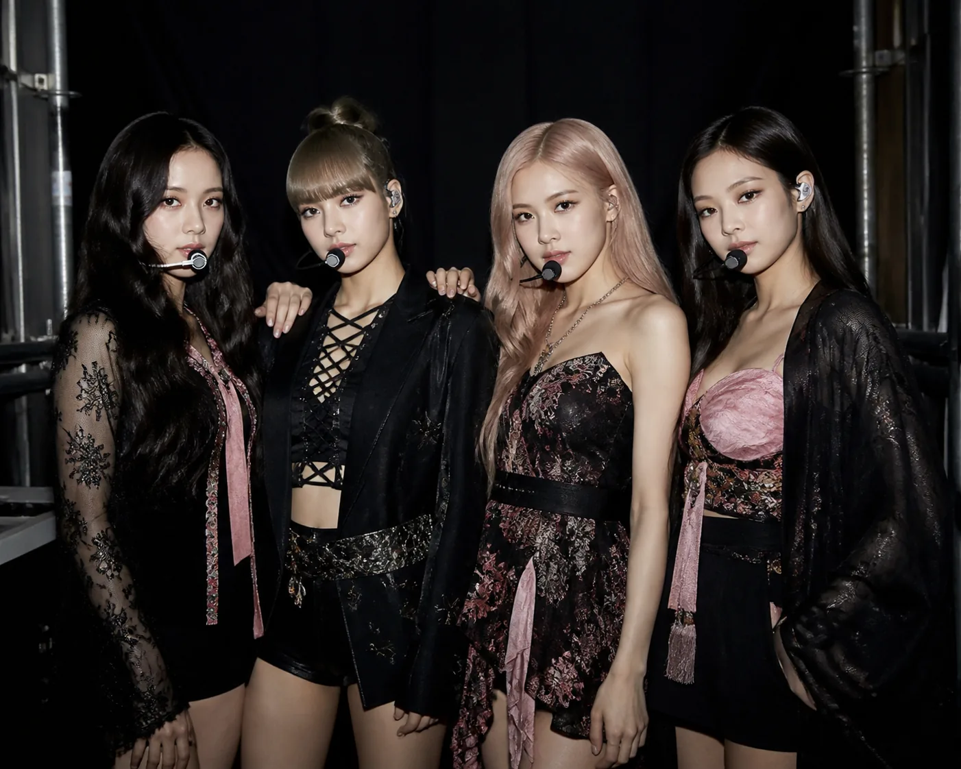 Editorial image of a Seoul fan-event setting for BLACKPINK's anniversary